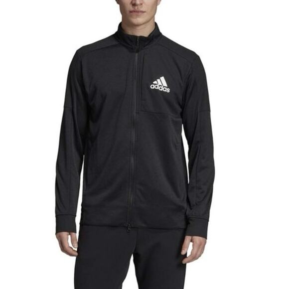 Adidas NEW Men Team Issue Bomber Jacket Black Size Large - Picture 10 of 10